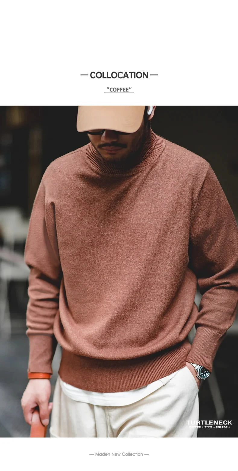 Sweater Men’s Turtleneck Basic