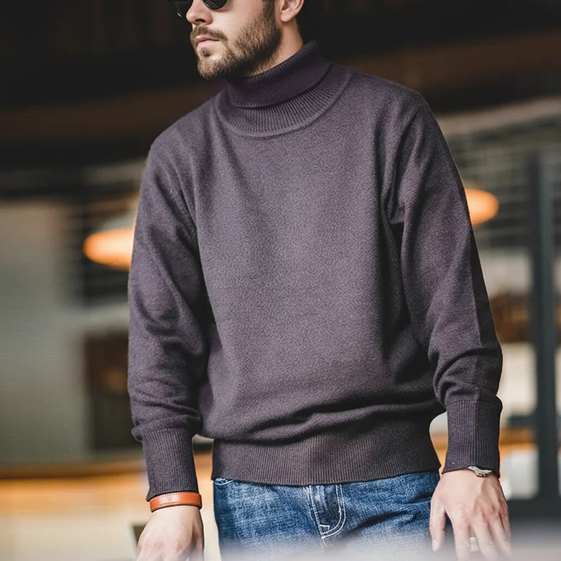 Sweater Men’s Turtleneck Basic