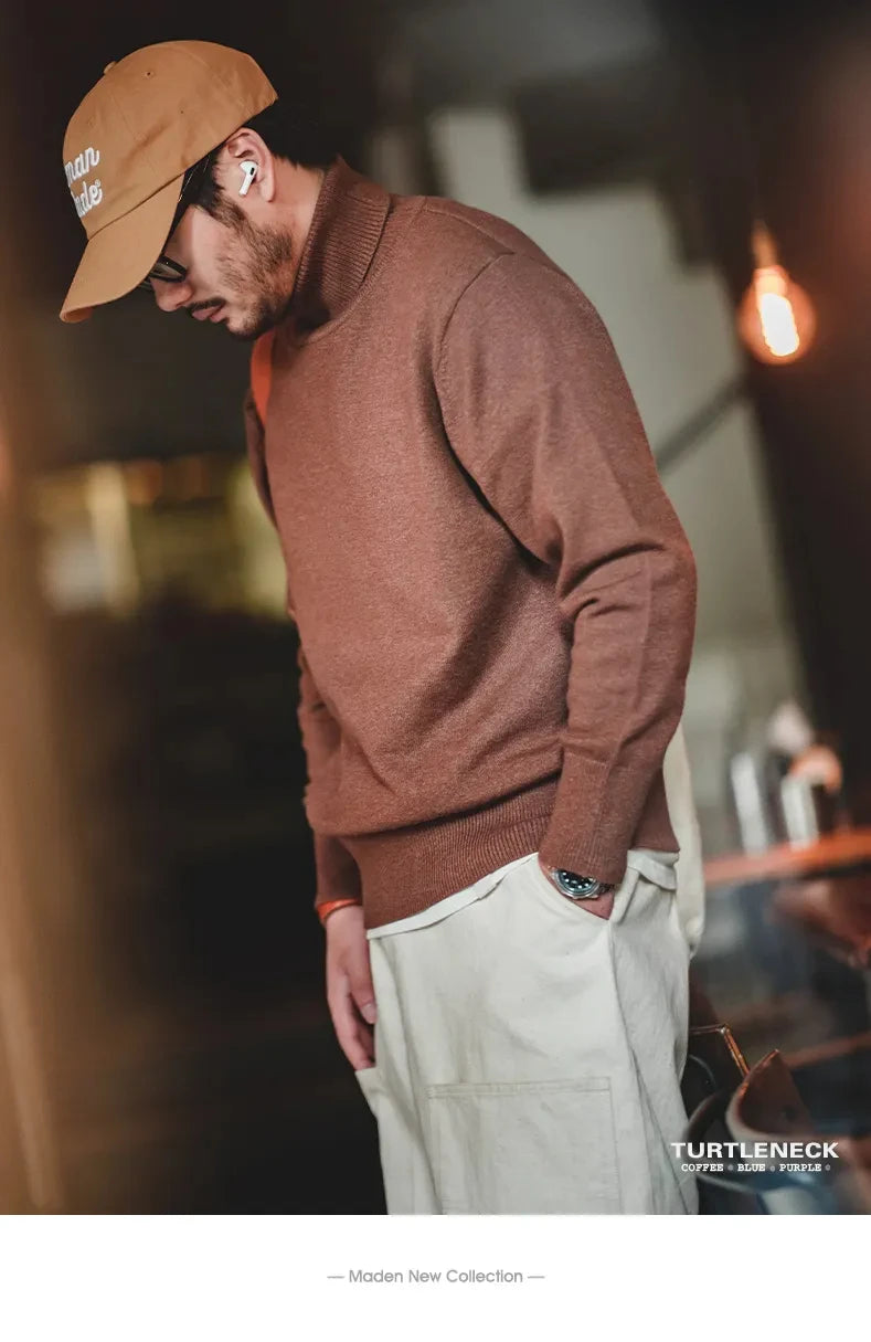 Sweater Men’s Turtleneck Basic