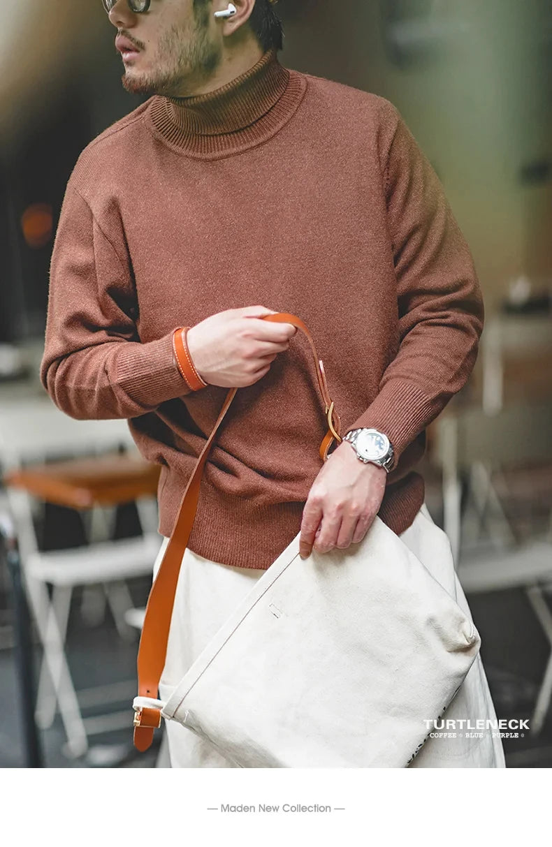 Sweater Men’s Turtleneck Basic