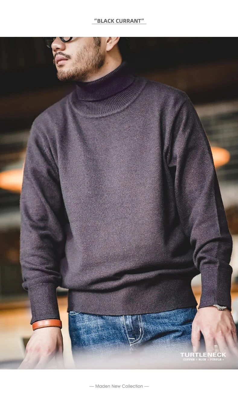 Sweater Men’s Turtleneck Basic