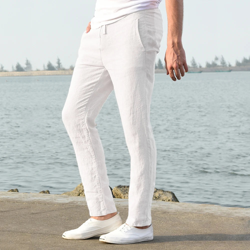 Cotton-Linen Men's Pants