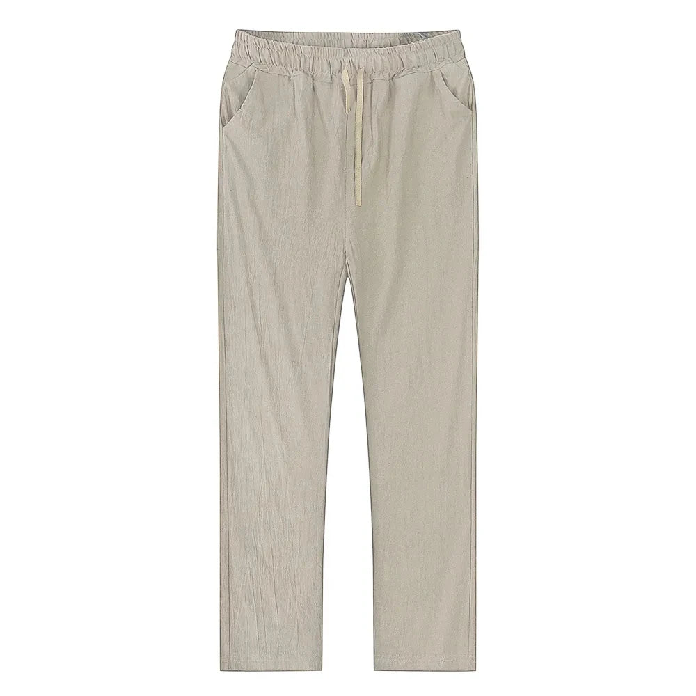 Cotton-Linen Men's Pants